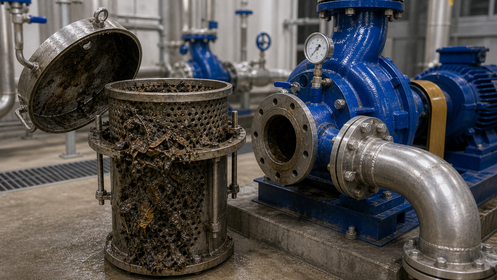 Suction Strainer Clog Warning Signs In Pump Systems